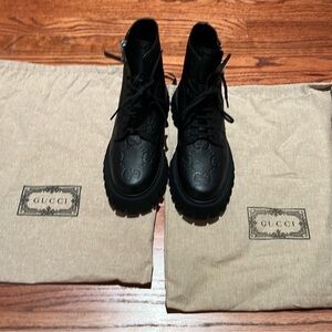 Gucci Black Ankle Boots